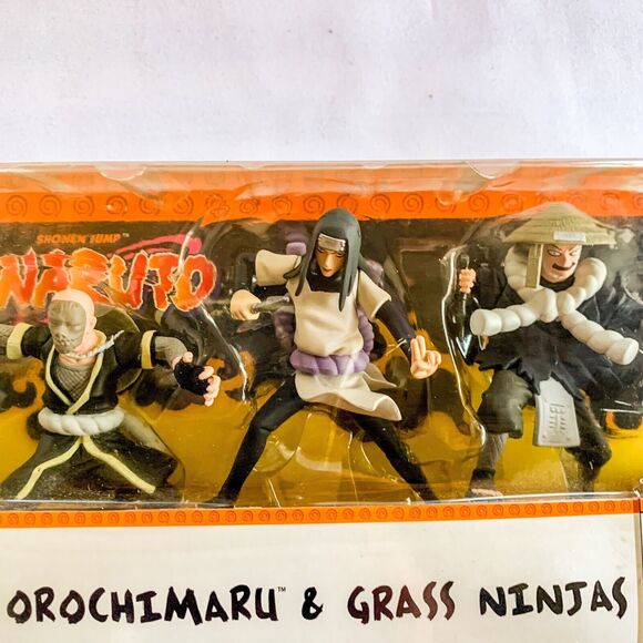 Mattel Naruto Orochimaru & Grass Ninjas Mini Figure Set NEW IN SEALED PACKAGE - Picture 8 of 8